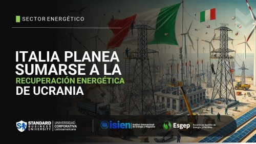 Italia planea sumarse a la recuperación energética de Ucrania